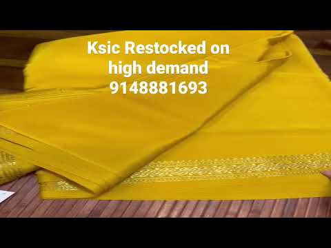 🇮🇳EXCLUSIVE TRADITIONAL KSIC MYSORE PURE SILK SAREES 2023-24😍SK-75🇮🇳SILK MARK CERTIFIED 📱9148881693