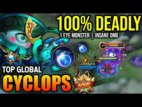 CYCLOPS BEST BUILD 2023 | TOP GLOBAL CYCLOPS GAMEPLAY | MOBILE LEGENDS✓
