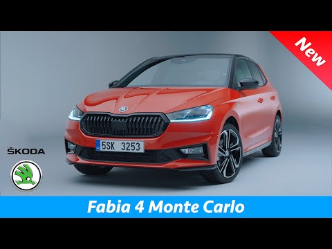 Škoda Fabia 4 Monte Carlo 2022 - FIRST look & driving | Exterior - Interior SPORT (details)