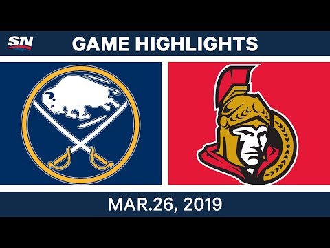 NHL Game Highlights | Sabres vs. Senators – March 26, 2019