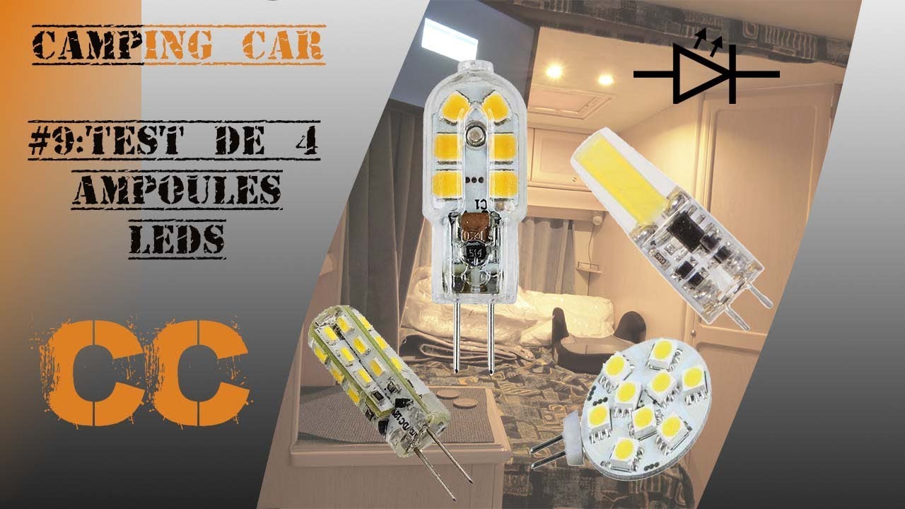 Episode 9 : Test de 4 ampoules LEDs