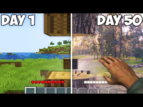 Minecraft, But It Gets More Realistic...