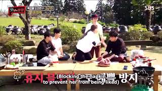 Download lagu Heechul wipes chef baek Jong won mouth blocking  jinyoung (Delicious Rendezvous) funny mp3