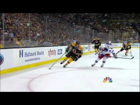Milan Lucic wrister goal 5-2 May 19 2013 NY Rangers vs Boston Bruins NHL Hockey