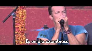 Coldplay - Amazing Day LIVE LETRA ESPAÑOL[LYRICS]2015