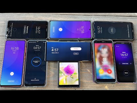 Cool Video Alarm Clock Same Time Top phones Samsung Vs LG Vs Oukitel