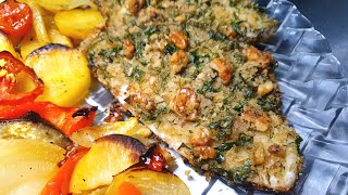 פילה דגים בציפוי קראסט עשבי תיבול Link to the vegetables below the video מטבח בקלי קלות ליהי קרויץ (ליהי קרויץ - מטבח בקלי קלות) - התמונה מוצגת ישירות מתוך אתר האינטרנט יוטיוב. זכויות היוצרים בתמונה שייכות ליוצרה. קישור קרדיט למקור התוכן נמצא בתוך דף הסרטון