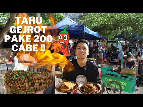 TAHU GEJROT PAKAI 200 CABE 🔥  TAHU GEJROT PALING PEDAS DI JAKARTA !!