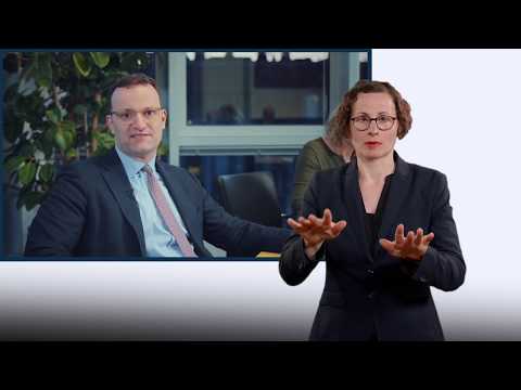 Gebärdensprache: #WirBleibenZuhause - Aktionsvideo mit Bundesgesundheitsminister Jens Spahn