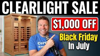 Clearlight Sauna Sale: Save Up to $1,300 During Black Friday In July