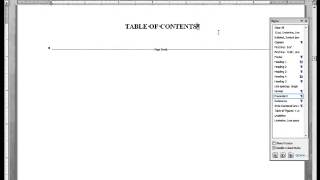 UCF ETD Tutorial: Table of Contents