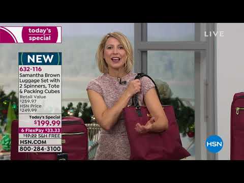HSN | Samantha Brown Holiday Travel 11.28.2018 - 01 PM