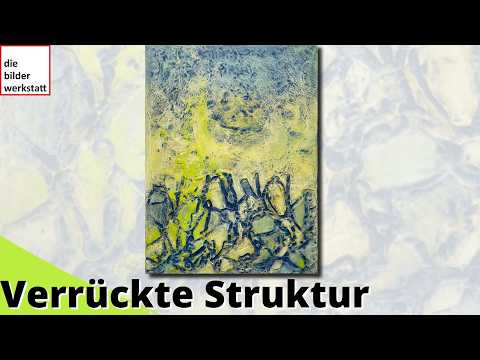 Crazy Texture Technique with Wow Factor – Creating Abstract Art Intuitively – Video #0065