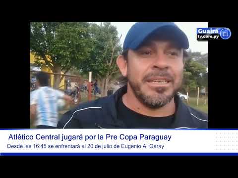 Esta tarde Atlético Central se enfrentará al 20 de Julio de Eugenio A  Garay