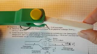 Festigkeitslehre: Abscherung, Flächenpressung