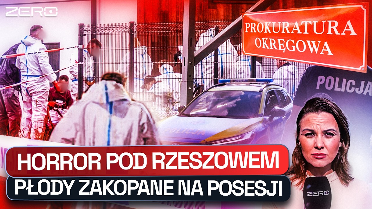 SZCZĄTKI PŁODÓW ZAKOPANE PRZY DOMU. MAKABRYCZNE ODKRYCIE POD RZESZOWEM