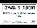 Semana de la Audición  2024 Santander
