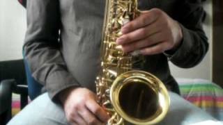 Tutorial de Saxofon Alto Cumbia Muñequita Los Reyes Locos parte 3/3
