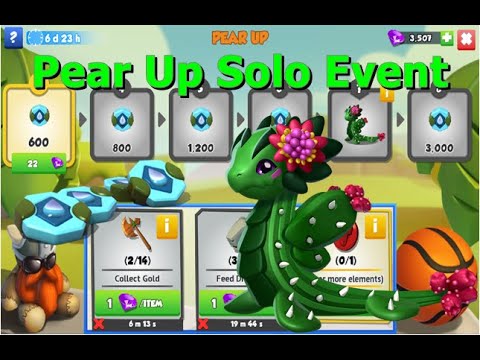 Pear Up Solo Event-Dragon Mania Legends | Origin of Water Ancient Event  | DML