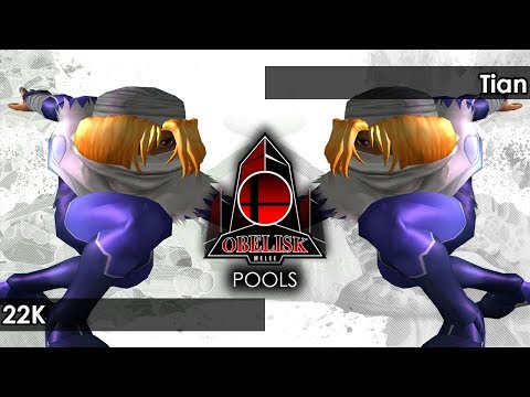 Melee:  22K (Sheik) V  DC | Tian (Sheik) - Obelisk 67 Tournament SSBM