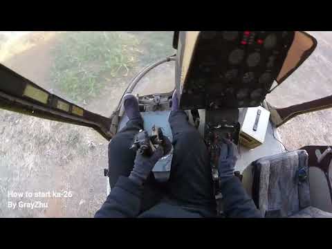 How to start kamov ka-26 helicopter
