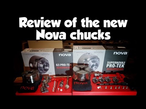 Nova Pro-tek woodturning chuck review !