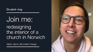 Student vlog | Join Alberto on a BA (Hons) Interior Design project start to finish
