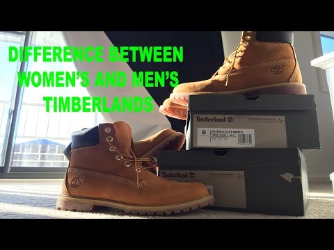 Difference between Women's and Men's Timberlands
