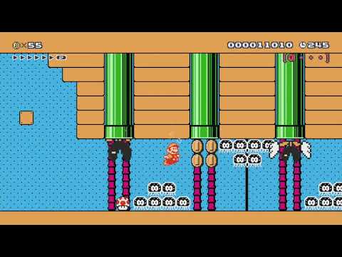 3-2 Midnight Oasis by Farts R Us - Super Mario Maker - No Commentary 1bm