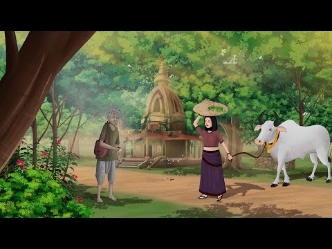 प्राचीन मंदिर का रहस्यमयी भिखारी  | Anokha Bhikhari | cartoon | moral story | Hindi Kahani