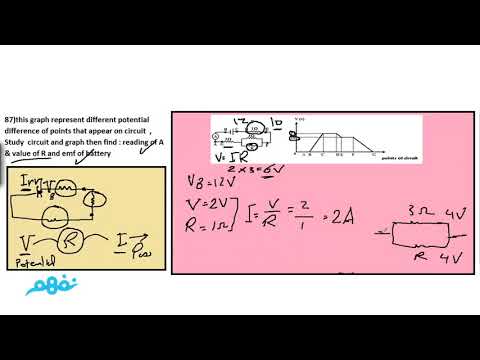 Problems on ohms law for closed circuit (part 10) - فيزياء لغات - للثانوية العامة - physics