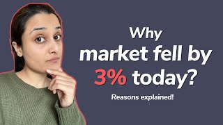 Why is stock market going down | Share market crash