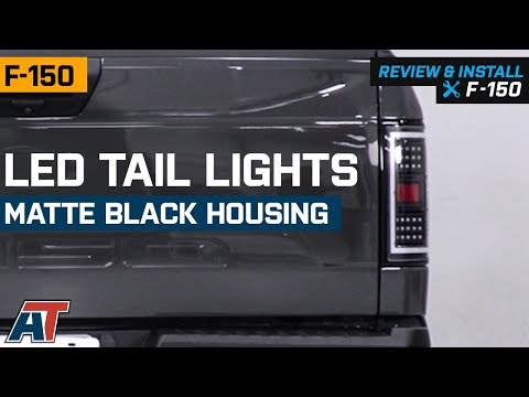 2018-2020 F150 LED Tail Lights; Matte Black Housing Review & Install