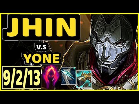 NEMESIS (JHIN) vs YONE - 9/2/13 KDA MID GAMEPLAY - EUW Ranked MASTER