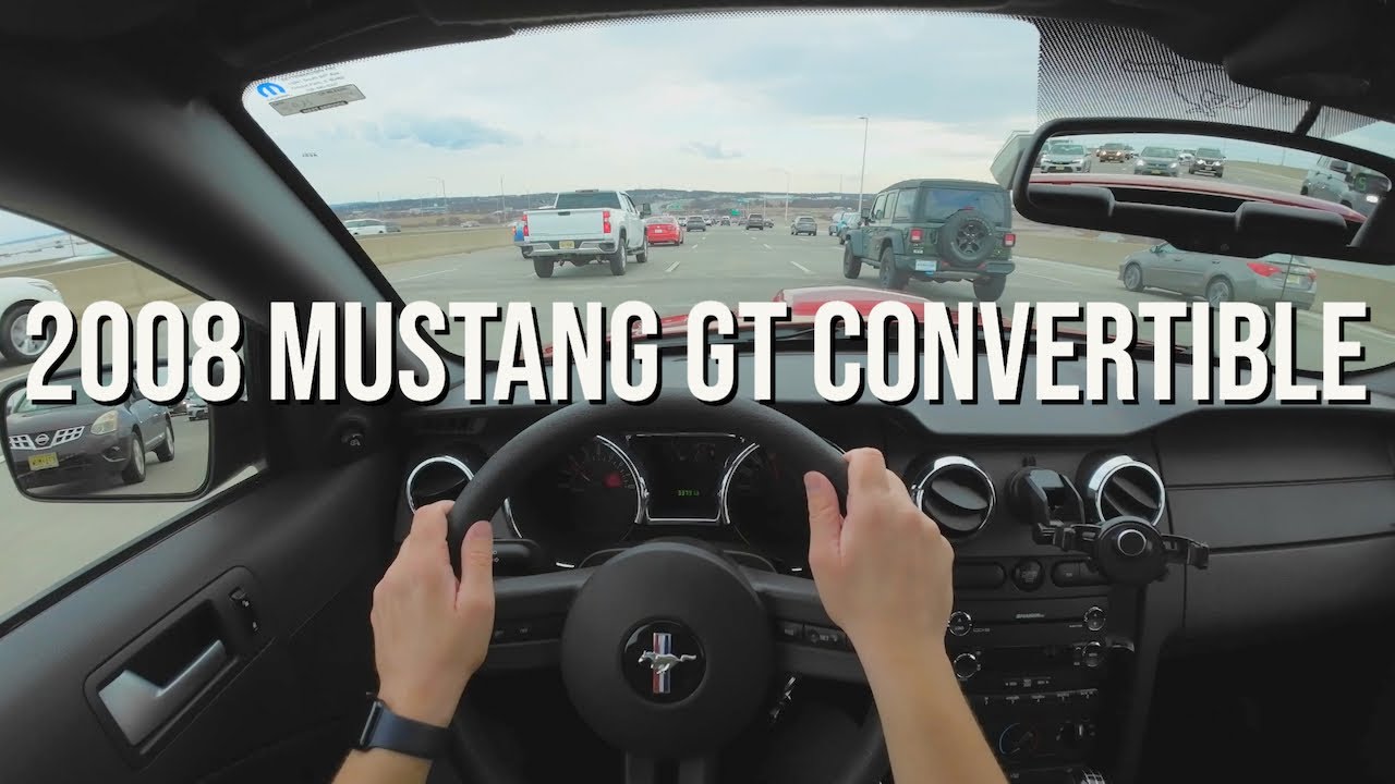 2008 Ford Mustang GT Convertible (5MT) POV & Shore Cruise