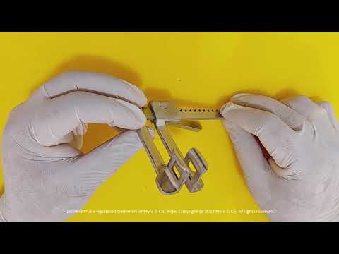 FusionKraft Finochietto Infant Rib Retractor/Chest Spreader, (X-Small) (M-1265)