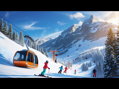 [4K] Schladming-Dachstein '2025 - Hochwurzen - skiing 1km down from top