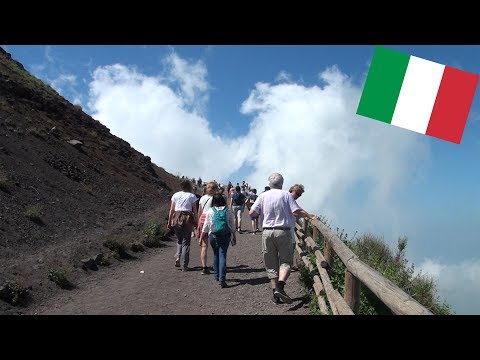 HIKING TO THE SUMMIT OF MOUNT VESUVIUS-The Volcano That Destroyed Pompeii!