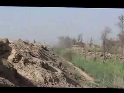 أصوات الاشتباكات الدائرة بين كتيبة الحمزة وقوات النظام في محيط مطار دير الزور العسكري