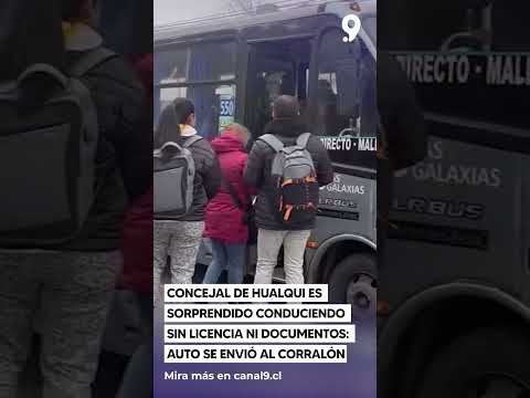 Concejal de Hualqui es sorprendido conduciendo sin licencia ni documentos   auto se envió al corraló