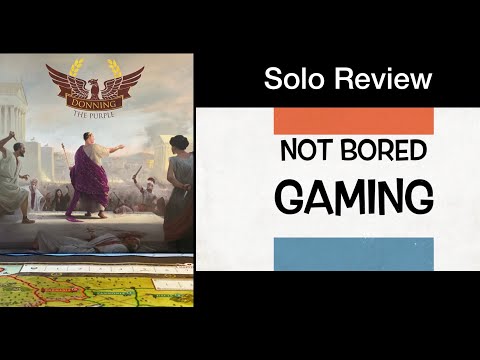 Donning The Purple SOLO Review - Not Bored Gaming