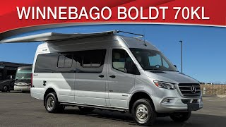 A preview image of the linked video showcasing 2020 Winnebago Boldt 70KL