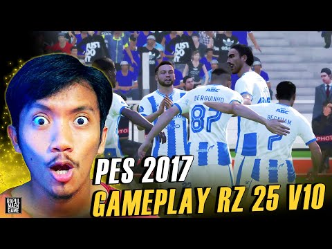 PES 2017 RZ PATCH 2025 UPDATE V10 GAMEPLAY - PERSITA VS PERSIB - PES 2017 PC GAME