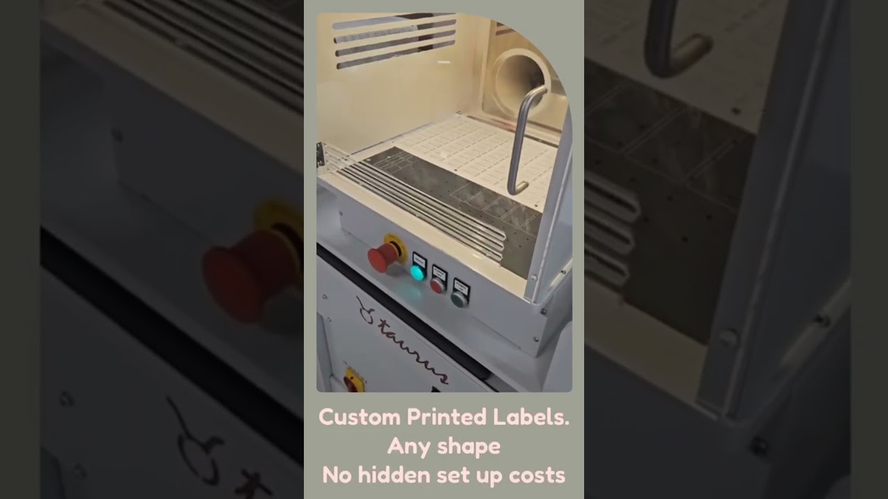 Custom Printed Labels, any shape, No Setup Costs! #labelprinting #stickylabels #adhesivelabels