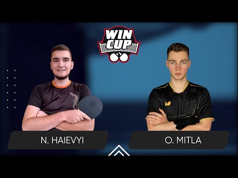 18:00 Nazarii Haievyi - Oleksii Mitla 15.09.2024 WinCup Master. TABLE 1| TABLE TENNIS WINCUP