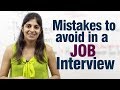 Mistakes to avoid during a job interview - Job ...