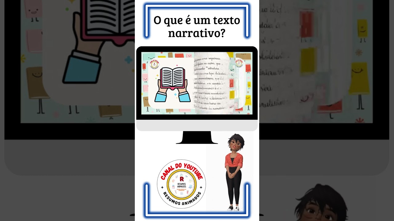 O QUE É TEXTO NARRATIVO? #shorts  #línguaportuguesa #enem #textos  #narração  #português