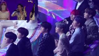 Download lagu BTS REACTION TO (G)I-DLE (CLOSE-UP) Hann   Rap Soyeon   Latata | MMA 2018 mp3