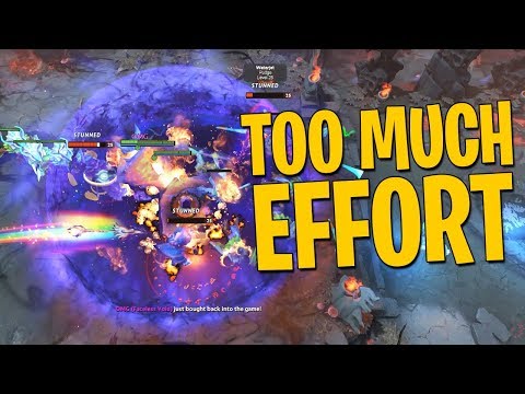 Too Much Effort - DotA 2 Techies Full Match