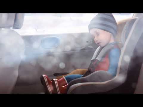 The difference between forward-facing and rear-facing car seat in a car crash